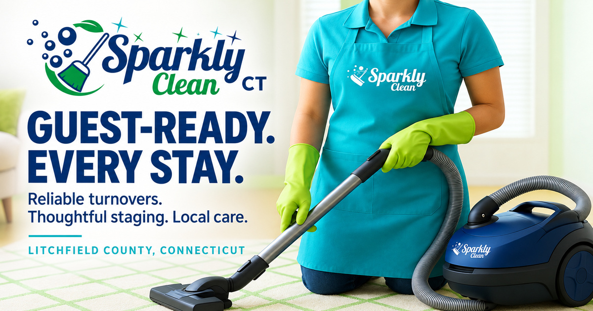 Sparkly Clean short-term rental turnover service social sharing preview
